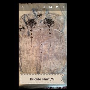 Affliction Button Up Short Sleeve